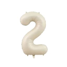 10/5/1Pc Brown Beige Cream 18inch Heart Balloons Cream Number Balloons 1 2 3 4 5 6 Birthday Number Foil Balloon Helium Air Globo