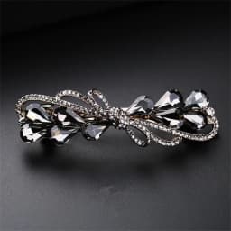 New Fashion Mother Hair Clip Women's Large Elegant Rhinestone Spring Clip Horsetail Clip Hair Trim Headwear Accessories