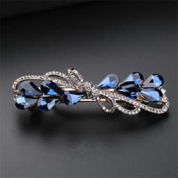 New Fashion Mother Hair Clip Women's Large Elegant Rhinestone Spring Clip Horsetail Clip Hair Trim Headwear Accessories