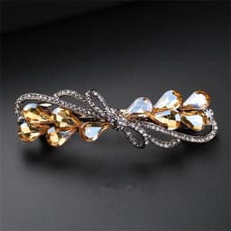 New Fashion Mother Hair Clip Women's Large Elegant Rhinestone Spring Clip Horsetail Clip Hair Trim Headwear Accessories