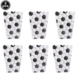Soccer Popcorn Boxes Soccer Football Theme Party Decortion Birthday Party Favor Popcorn Treat Boxes Carnival Party Supplies