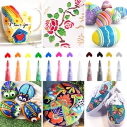 Acrylic Metal Painting Pen Multi-Function Beautiful Color Calligraphy Practice Special Pen for Students