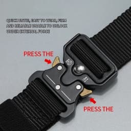 Men Belt Outdoor Hunting Outdoors Belt Multi-Function Buckle Nylon Belt High Quality Canvas Belt