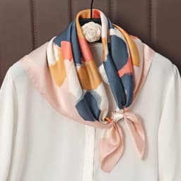 Print 70cm Silk Satin Headkerchief Women Luxury Design Neck Tie Scarf Female Hair Hand Wrist Foulard Shawl Hijab Bandana New