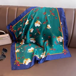 Print 70cm Silk Satin Headkerchief Women Luxury Design Neck Tie Scarf Female Hair Hand Wrist Foulard Shawl Hijab Bandana New