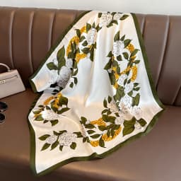 Print 70cm Silk Satin Headkerchief Women Luxury Design Neck Tie Scarf Female Hair Hand Wrist Foulard Shawl Hijab Bandana New