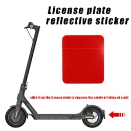 Scooter Rear Fender Reflective Warning Electric Scooter Mud Fender Guard Skateboard Fenders for Xiaomi M365 Pro 2 Accessories