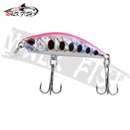 WALK FISH 38Mm 3.2G Mini Sinking Minnow Fishing Lures Jerkbaits Peche Artificial Bait Wobbler Lure for Trout Bass Carp Fishing