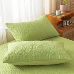 Bonenjoy 1 Pc Waterproof Quilted Pillowcase Solid Color Pillow Cover Case 48x74cm Pillowsham