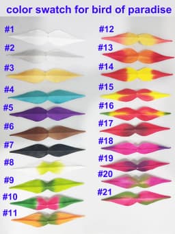 Artificial Silk Bird of Paradise Plumeria Hawaiian Foam Flower Hair Clip Decorative Hairpin Accessories for Women Girls KN-HC004