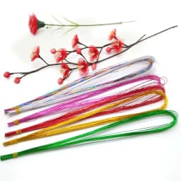 40Pcs/lot Stocking Flower Wire #22 #26 Commonly Used Iron Wire For DIY Nylon Flower Floral Wire Ronde Flower Material Accessory