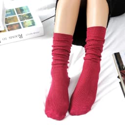 Colorful School Girls Loose Long Socks Women Cotton Knitting Crew Socks Woman Socks Japanese Fashion Casual Colllege Style 1Pair