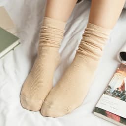 Colorful School Girls Loose Long Socks Women Cotton Knitting Crew Socks Woman Socks Japanese Fashion Casual Colllege Style 1Pair