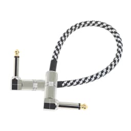 Guitar Effects Connection Cable 6.35 Monoblock Effects Connection Cable Shielded Monoblock Cable 15-30 Cm