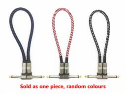 Guitar Effects Connection Cable 6.35 Monoblock Effects Connection Cable Shielded Monoblock Cable 15-30 Cm
