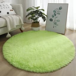 Bubble Kiss Thick Round Rug Carpets For Living Room Soft Home Decoration Bedroom Room Plush Salon Thicker Pile Rug 40cm
