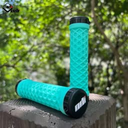 ODI Van Bicycle Handlebar Grips Silicone Lock-On Anti-slip Shock Absorption MTB Double Lock Ring for BMX Folding Bike Parts