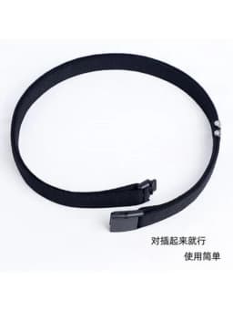 Wide 4cm Elastic Belt Men And Women Band Rubber Lightweight Skirt Jacket Down Bunched Waist Seal Gray Stripes Quickly Untied