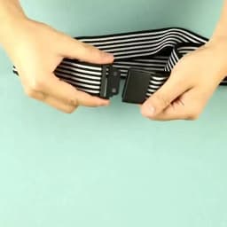 Wide 4cm Elastic Belt Men And Women Band Rubber Lightweight Skirt Jacket Down Bunched Waist Seal Gray Stripes Quickly Untied