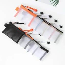 Mini Clear Nylon Mesh Zipper Coin Purse Cute Wallet Portable Credit Card ID Bag Lipstick Pouch Data Line Key Earphone Organizer