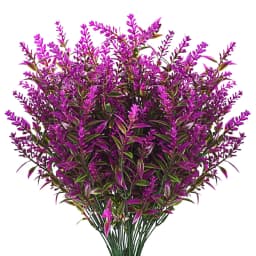 Artificial Flowers Cheap Plastic Lavender Fake Plants Grass Wedding Home Garden Decoration DIY Photography Props Indoor Bonsai