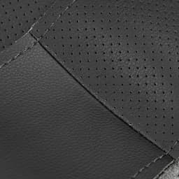 Perforated Leather Cover For Hyundai Tucson 2006 2007 2008 2009 2010 2011 2012 2013 2014 Car Steering Wheel Cover Trim Black