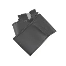 Perforated Leather Cover For Hyundai Tucson 2006 2007 2008 2009 2010 2011 2012 2013 2014 Car Steering Wheel Cover Trim Black