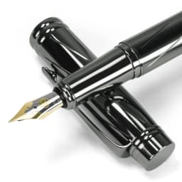 STONEGO Luxury Fountain Pen Medium Nib Pen with Twist Converter Use with Standard Ink, Metal Calligraphy Fountain Pens