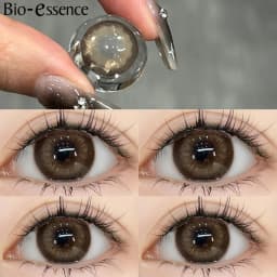 Bio-essence Contact Lenses for Eyes with Degree 1 Pair Big Eye Lenses Brown Lenses Fog Pearl Lens Korean Lenses Natural Lenses