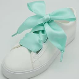 4 cm Widened Silk Satin Shoelaces Smooth Big Bow Wide Laces Trend Beauty White Casual Sneaker Leather Shoes Laces Dropship