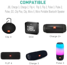 5V 2A adapter and MICRO usb  cable 1m  Charger for JBL Charge 3, 2, Flip 4, 3, 2, Pulse 3, 2, Pulse, GO, Clip Plus, Clip,