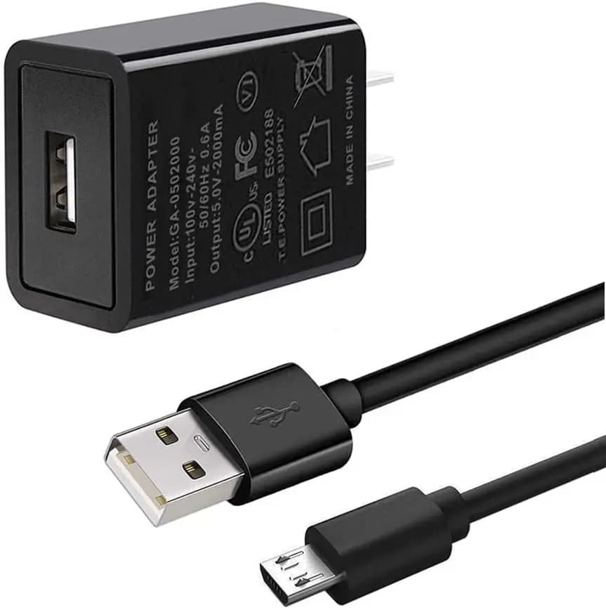 5V 2A adapter and MICRO usb  cable 1m  Charger for JBL Charge 3, 2, Flip 4, 3, 2, Pulse 3, 2, Pulse, GO, Clip Plus, Clip,