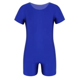 Leotards for Girls Boys Gymnastics Kids Children Short Sleeves Biketard Dance Unitards Ballet Dance Costume Practice Wear
