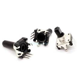 1pc EC12 Audio Encoder 360 Degree 24 PositionRE12 Rotary Encoder Without Push Button Switch 3Pins Handle Length 12MM 15MM 20MM