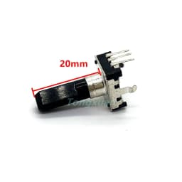 1pc EC12 Audio Encoder 360 Degree 24 PositionRE12 Rotary Encoder Without Push Button Switch 3Pins Handle Length 12MM 15MM 20MM