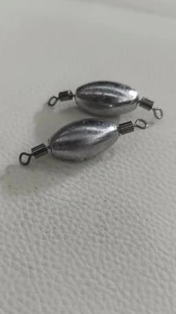 Lead Sinker With Fishing Swivel 10g/20g/25g/30g/40g/50g/60g/70g/80g/100g Olive Shaped Lead Weights Fishing Tackle Accessories