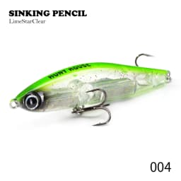 Hunthouse Pencil Fishing Lure Sinking Hard Bait 70mm/95mm Long Casting Stickbaits Trolling Wobbler Saltwater Seabass pike Tackle