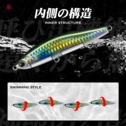 Hunthouse Pencil Fishing Lure Sinking Hard Bait 70mm/95mm Long Casting Stickbaits Trolling Wobbler Saltwater Seabass pike Tackle