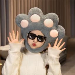 Cartoon Plush Headwear Cosplay Party Funny Eggplant Food Hat Cap Pineapple Popcorn Chips Headdress Photo Performance Prop