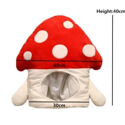 Cartoon Plush Headwear Cosplay Party Funny Eggplant Food Hat Cap Pineapple Popcorn Chips Headdress Photo Performance Prop