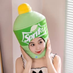 Cartoon Plush Headwear Cosplay Party Funny Eggplant Food Hat Cap Pineapple Popcorn Chips Headdress Photo Performance Prop