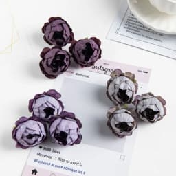 10PCS Artificial Flowers Rose Wedding Wreath Valentine‘s Decora Home Room Scrapbooking Fake Silk Peony Head Diy Gifts Candy Box