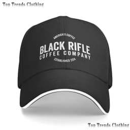 Black Coffee Rifles Hat Baseball Cap Vintage Washed Dyed Dad Hat Adjustable Hat