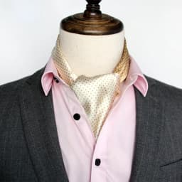 British Men's Silk Scarf Small Square Towel Satin Silk Towel Korean Style Spring Autumn Business Men's