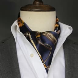 British Men's Silk Scarf Small Square Towel Satin Silk Towel Korean Style Spring Autumn Business Men's