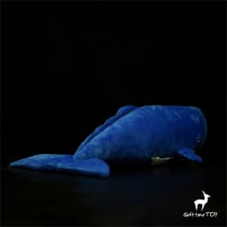 Sperm Whale High Fidelity Anime Cute Cachalot Plushie Pottwal Plush Toys Lifelike Animals Simulation Stuffed Doll Kawai Toy Gift