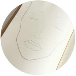 A4 Make Up Face Chart Art Cosmetic Beauty Facechart Book, 30 Sheets Paper