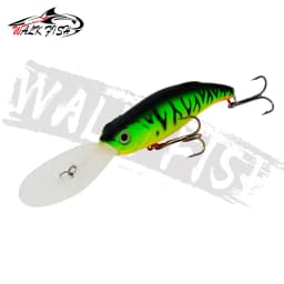 WALK FISH 1PCS Fishing Lure Minnow Swimbait Artificial Bait Hard Bait Wobbler 115mm 10g Diving depth 2-4m 3D Fisheyes 2 Hooks