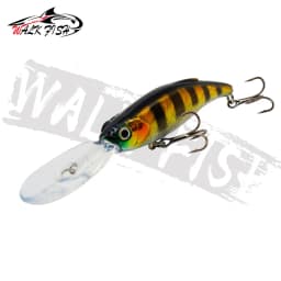 WALK FISH 1PCS Fishing Lure Minnow Swimbait Artificial Bait Hard Bait Wobbler 115mm 10g Diving depth 2-4m 3D Fisheyes 2 Hooks