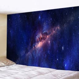 Big Galaxy Starry Universe Space Wall Tapestry Psychedelic Print Thin Cloth Blanket Yoga Mat